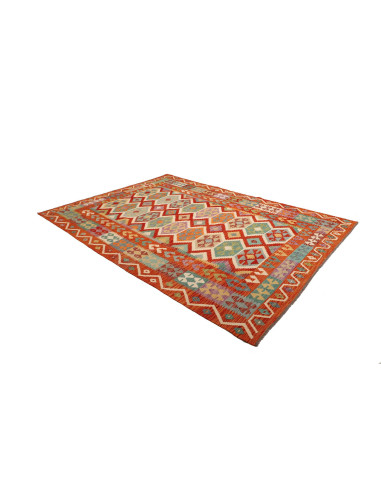Kilim 201x288 Cm Kilim Afghanistan, Lana Cardata A Mano,