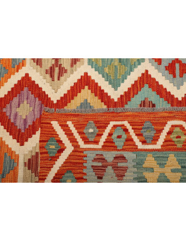 Kilim 201x288 Cm Kilim Afghanistan, Hand-carded Wool,