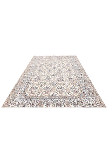 Tappeto Nain 9la Persia 204x302 Crema Blu