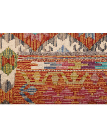 Kilim 201x298 Cm Kilim Afghanistan Lana Cardata A Mano
