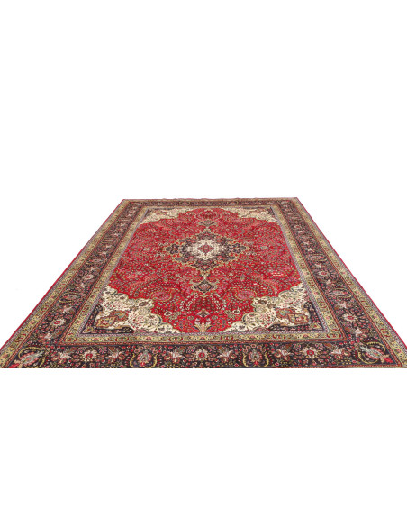 Tabriz 252x340 Cm Tabriz, Persia, Hand-carded Wool (warp:
