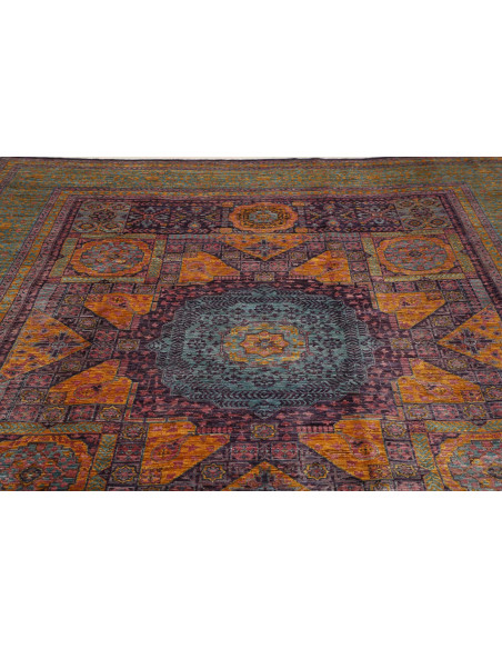 Mamlouk 243x303 Cm Mamlouk, Pakistan, Hand-carded Wool
