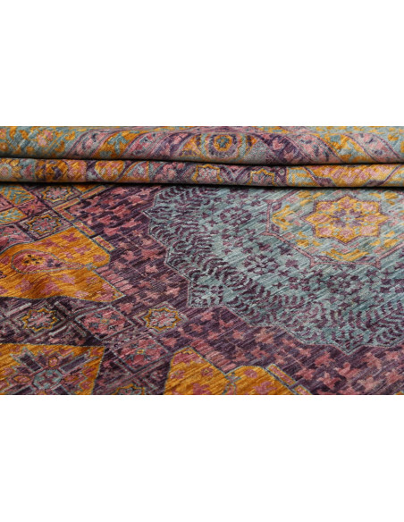Mamlouk 243x303 Cm Mamlouk, Pakistan, Lana Cardata A Mano