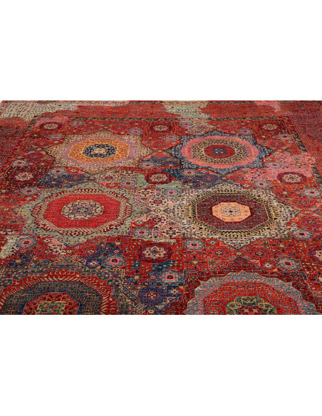 Mamlouk 274x353 Cm Mamlouk, Pakistan, Hand-carded Wool