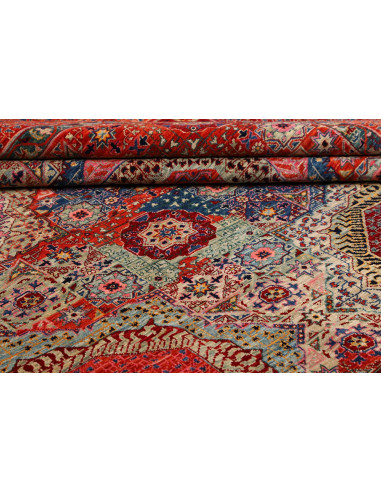 Mamlouk 274x353 Cm Mamlouk, Pakistan, Lana Cardata A Mano
