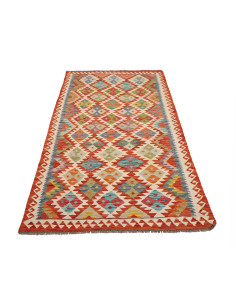 Kilim 110x202 Cm Kilim, Afghanistan, Lana Cardata A Mano 2