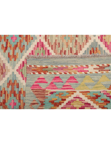 Kilim 100x194 Cm Kilim, Afghanistan, Hand-carded Wool warp: