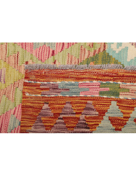 Kilim 98x204 Cm Kilim, Afghanistan, Lana Cardata A Mano