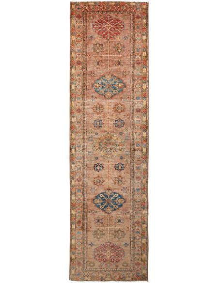 Kazak Fine 82x300 Cm Kazak Fine, Pakistan, Hand-carded Wool