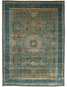 Rug Mamlouk Pakistan 270x372 Teal Of Gold Rust