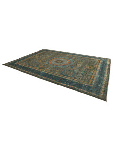 Rug Mamlouk Pakistan 270x372 Teal Of Gold Rust 2