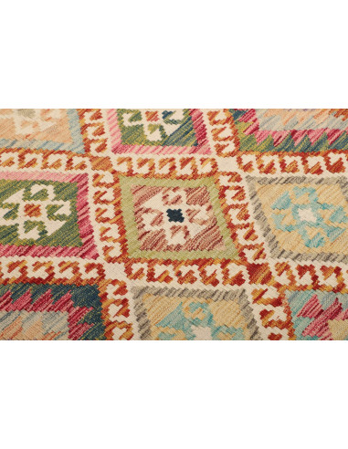 Kilim 101x210 Cm Kilim, Afghanistan, Hand-carded Wool,