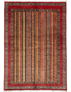 Shall 175x245 Cm Shall Pakistan Lana Cardata A Mano Cotone