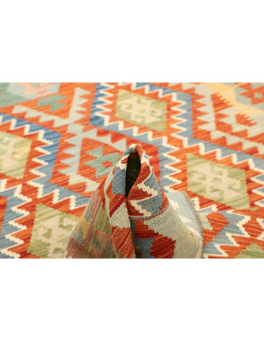 Kilim 154x197 Cm Kilim, Afghanistan, Lana Cardata A Mano