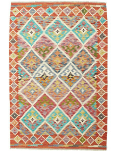 Kilim 102x150 Cm Kilim Afghanistan, Lana Cardata A Mano,