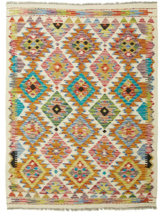 Kilim 109x147 Cm Kilim Afghanistan, Lana Cardata A Mano