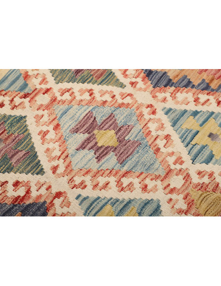 Kilim 104x210 Cm Kilim Afghanistan Hand-carded Wool Cotton