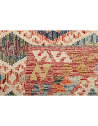 Kilim 104x210 Cm Kilim Afghanistan Hand-carded Wool Cotton