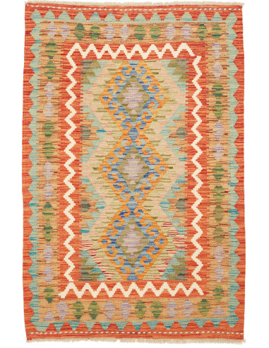 Kilim 83x126 Cm Kilim, Afghanistan, Lana Cardata A Mano