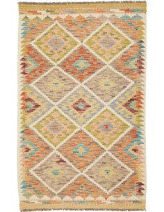 Kilim 82x131 Cm Kilim, Afghanistan, Hand-carded Wool (warp: