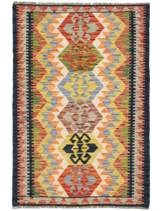 Kilim 81x122 Cm Kilim, Afghanistan, Hand-carded Wool (warp: