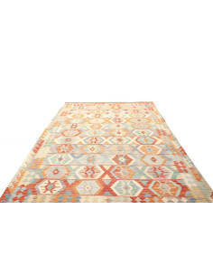 Kilim 204x298 Cm Kilim, Afghanistan, Hand-carded Wool (warp: 2