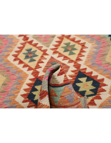 Kilim 124x193 Cm Kilim, Afghanistan, Lana Cardata A Mano