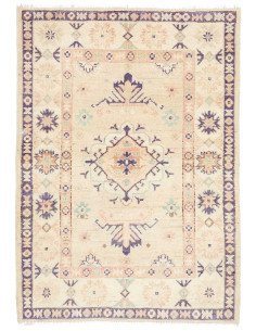Rug Kazak Co 85x123 Cream With Lavender Peach