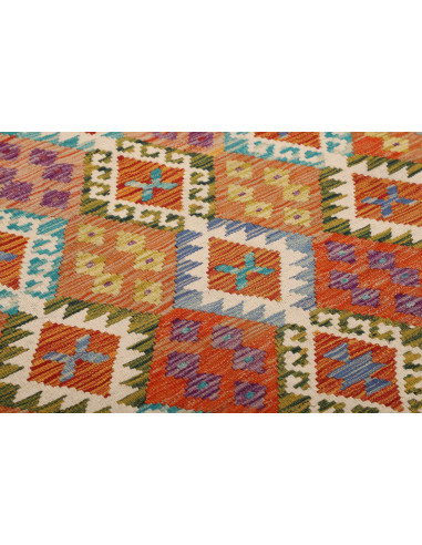 Kilim 127x194 Cm Kilim Afghanistan Lana Cardata A Mano