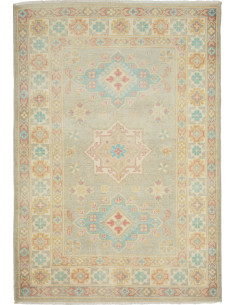 Rug Kazak Afghanistan 99x150 Sage Green Pastel