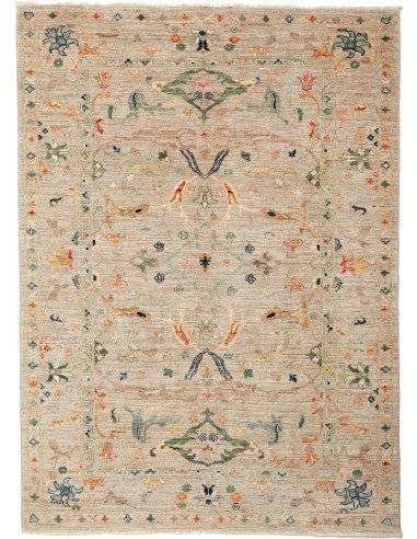 Tappeto Zigler Fine Pakistan 128x175 Grigio-bei