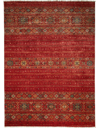 Tappeto Rubin Pakistan 274x367 Rosso Scarlatto