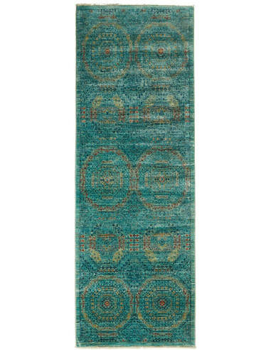 Tappeto Mamlouk Pakistan 77x217 Turchese Di Rug