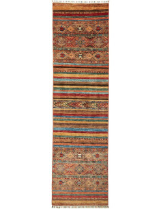Tappeto Samarkand Pakistan 80x298 Rosso Terraco