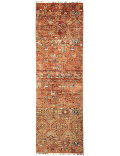 Rug Rubin Pakistan 77x244 Terracotta Burnt Oran