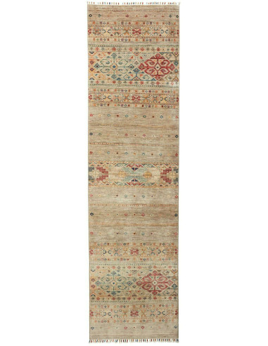 Rug Rubin Pakistan 76x290 Beige Terracotta Red