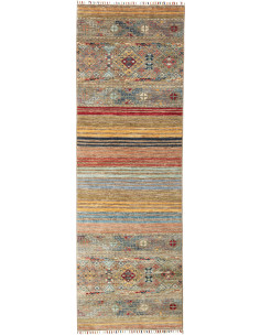 Rug Rubin Pakistan 82x244 Earthy Blue