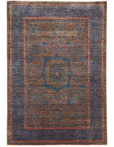 Rug Mamlouk Pakistan 145x207 Deep Blue Rust