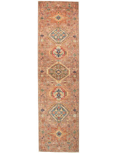 Tappeto Tribal Pakistan 80x295 Terracotta Ruggi