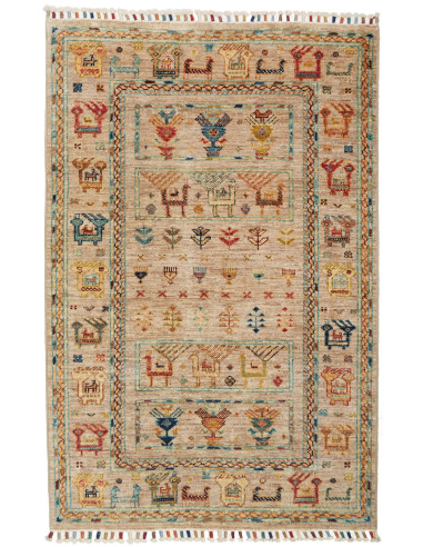 Rug Rubin Pakistan 82x123 Beige Blue
