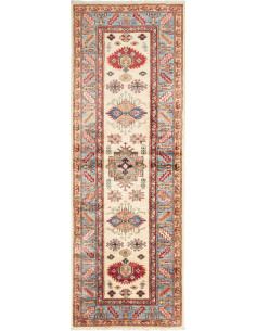 Rug Kazak Fine Pakistan 63x172 Cream Ivory