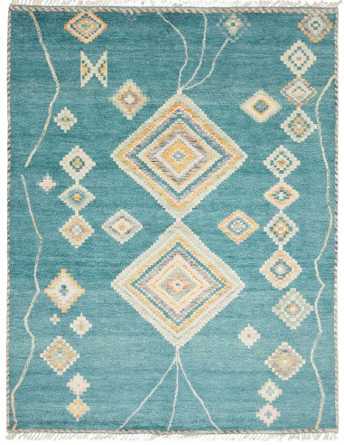Rug Gabbeh Marrakech Pakistan 243x310 Turquoise