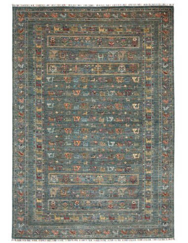 Tappeto Rubin Pakistan 197x285 Blu Petrolio Rug