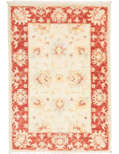 Tappeto Zigler Fine Pakistan 59x92 Avorio Rosso