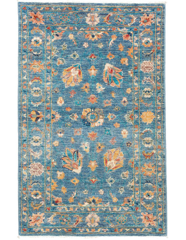 Rug Ziegler Fine Pakistan 81x128 Teal Burnt Ora
