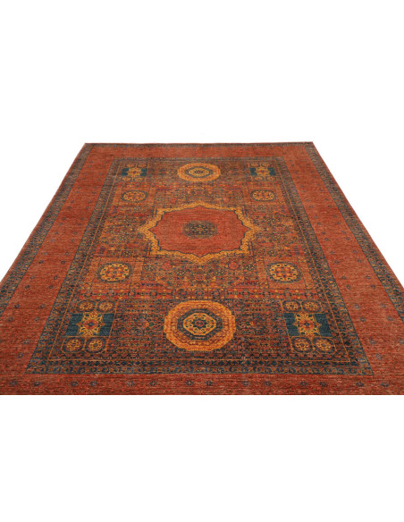 Mamlouk 215x293 Cm Mamlouk Pakistan, Hand-carded Wool,