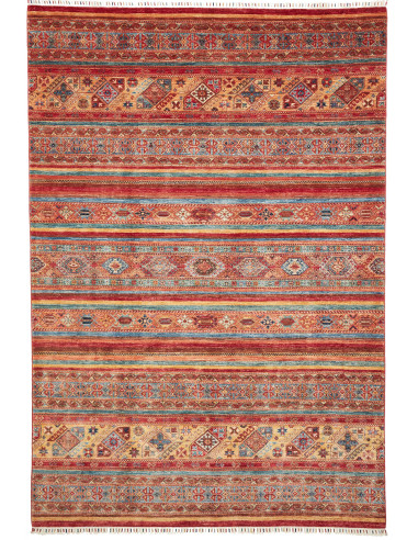 Rug Samarkand Pakistan 201x297 Red Terracotta