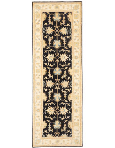 Rug Ziegler Fine Pakistan 85x254 Black Beige