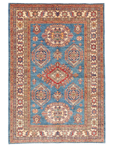 Tappeto Kazak Fine Pakistan 118x171 Blu Petroli