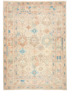 Rug Tribal Pakistan 181x255 Cream Beige Sky Blu